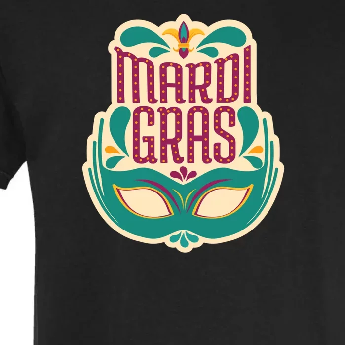 Mardi Gras Mask Garment-Dyed Heavyweight T-Shirt