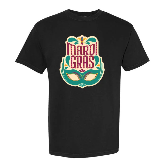 Mardi Gras Mask Garment-Dyed Heavyweight T-Shirt