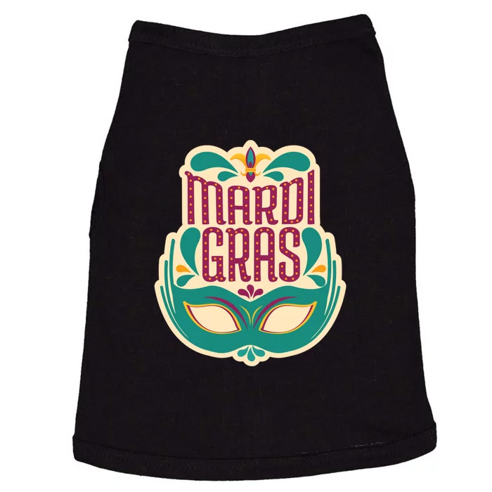 Mardi Gras Mask Doggie Tank