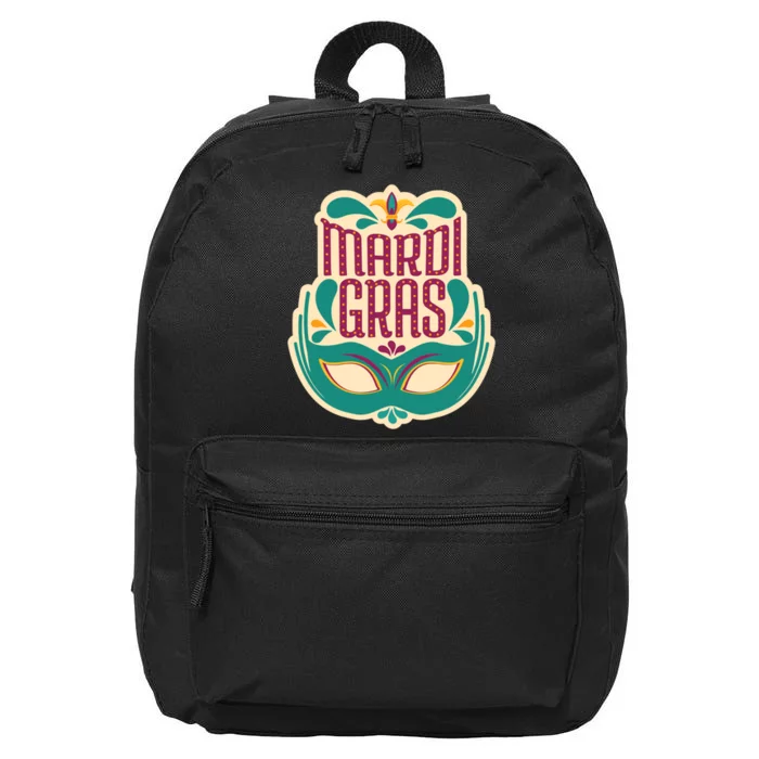 Mardi Gras Mask 16 in Basic Backpack