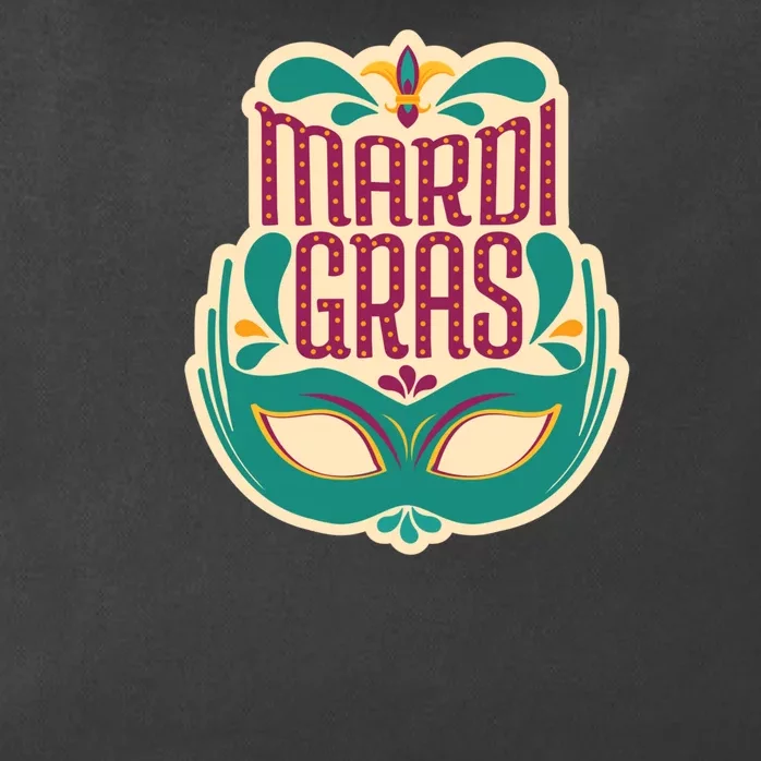 Mardi Gras Mask Zip Tote Bag