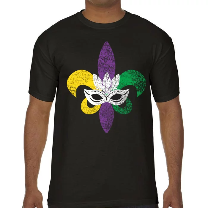 Mardi Gras Mask Spade Comfort Colors T-Shirt