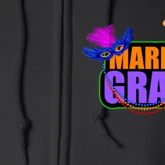 Mardi Gras Original Full Zip Hoodie