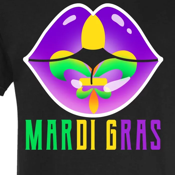 Mardi Gras Party Lips Garment-Dyed Heavyweight T-Shirt