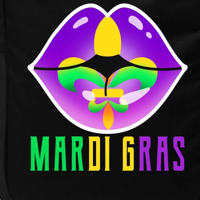 Mardi Gras Party Lips Impact Tech Backpack