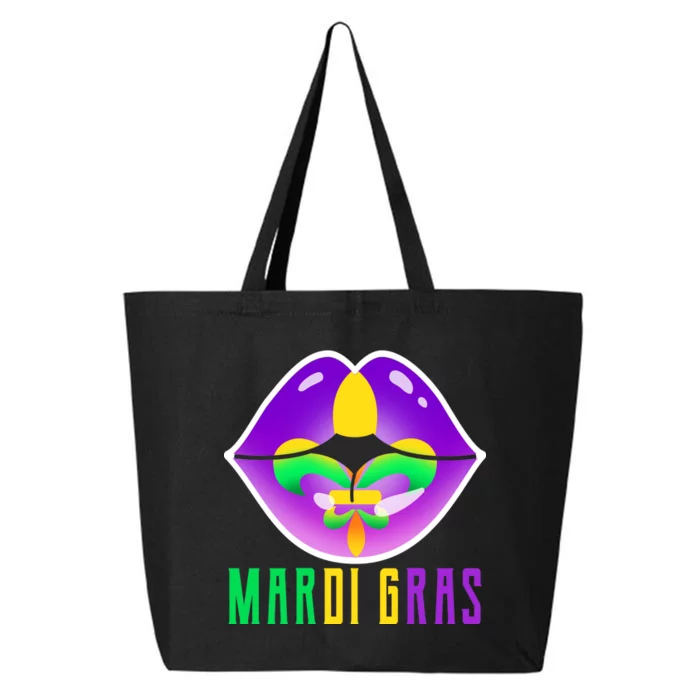 Mardi Gras Party Lips 25L Jumbo Tote