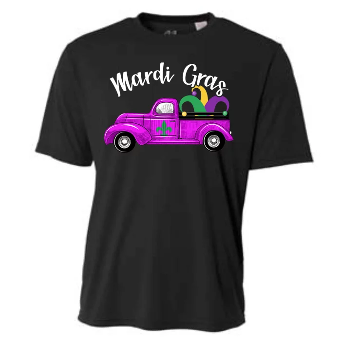 Mardi Gras Party Truck Cooling Performance Crew T-Shirt