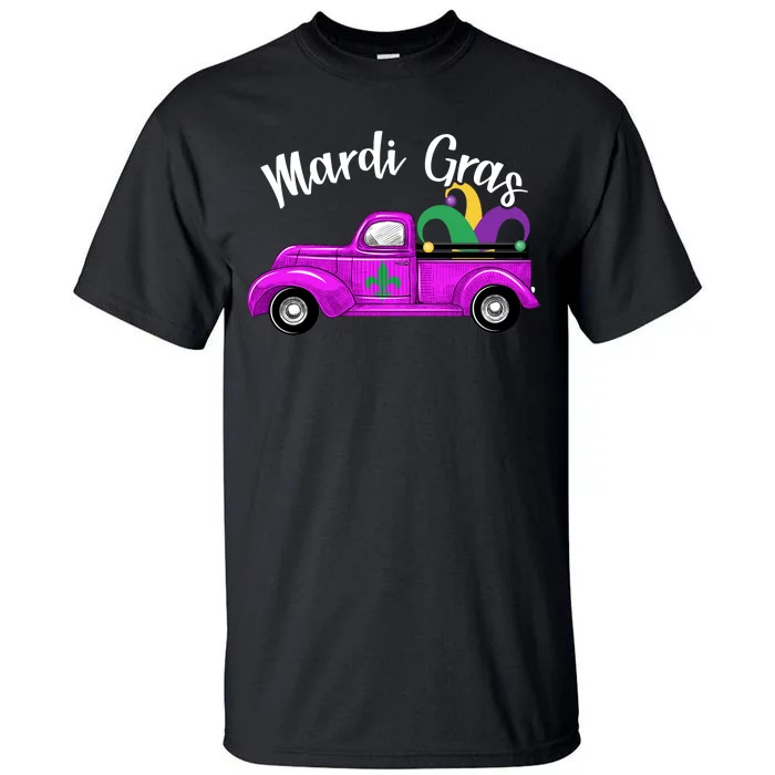 Mardi Gras Party Truck Tall T-Shirt