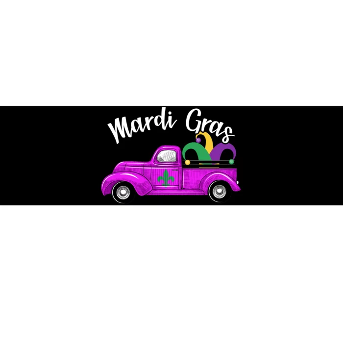 Mardi Gras Party Truck Bumper Sticker