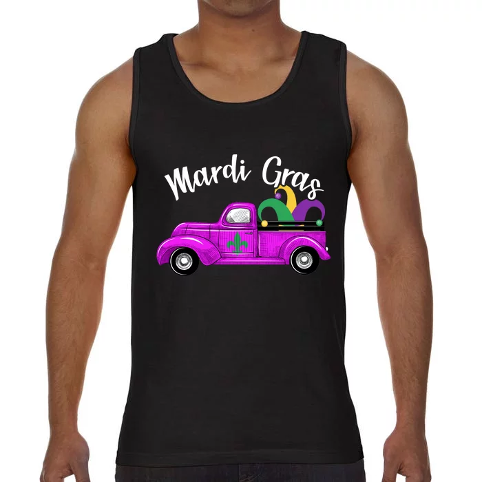 Mardi Gras Party Truck Comfort Colors® Tank Top