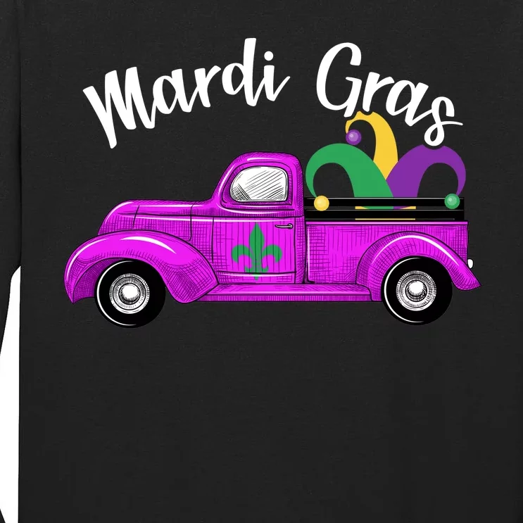 Mardi Gras Party Truck Tall Long Sleeve T-Shirt