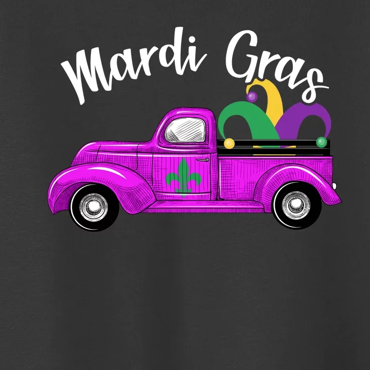 Mardi Gras Party Truck Toddler T-Shirt