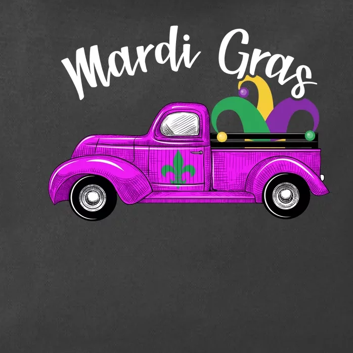 Mardi Gras Party Truck Zip Tote Bag