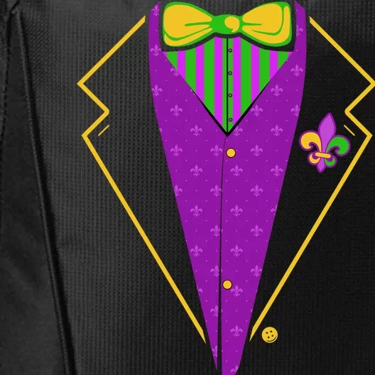 Mardi Gras Party Tux City Backpack