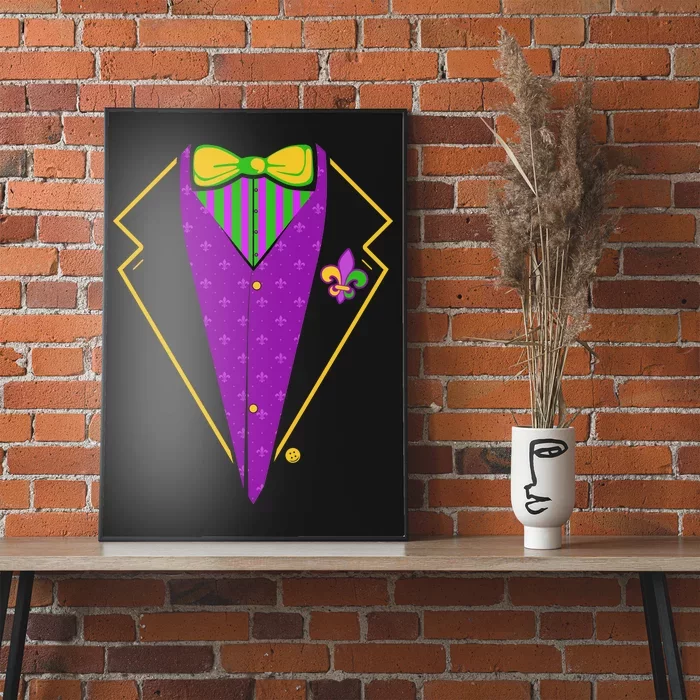 Mardi Gras Party Tux Poster