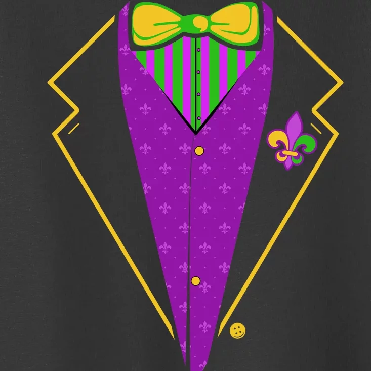 Mardi Gras Party Tux Toddler T-Shirt