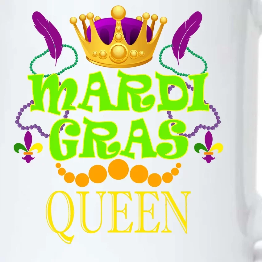 Mardi Gras Queen Black Color Changing Mug