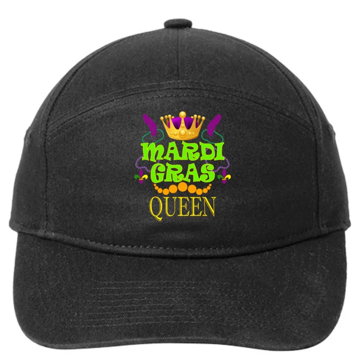 Mardi Gras Queen 7-Panel Snapback Hat