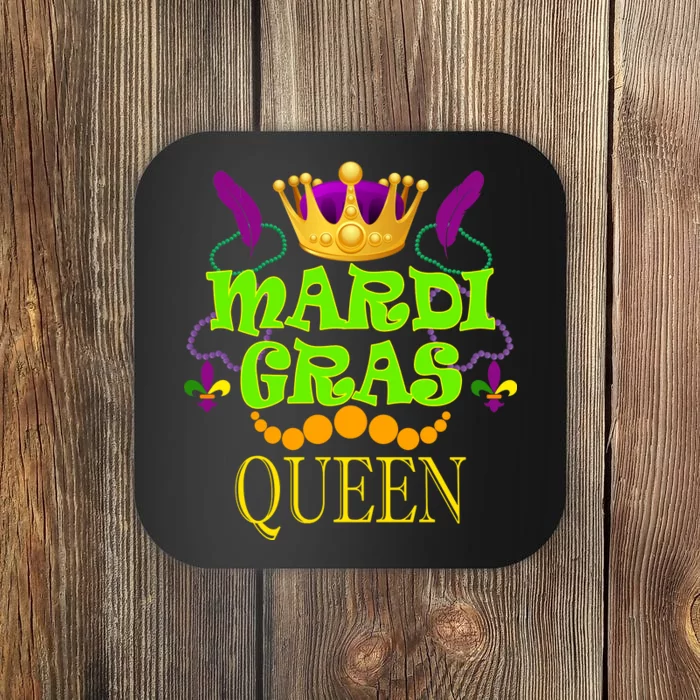 Mardi Gras Queen Coaster