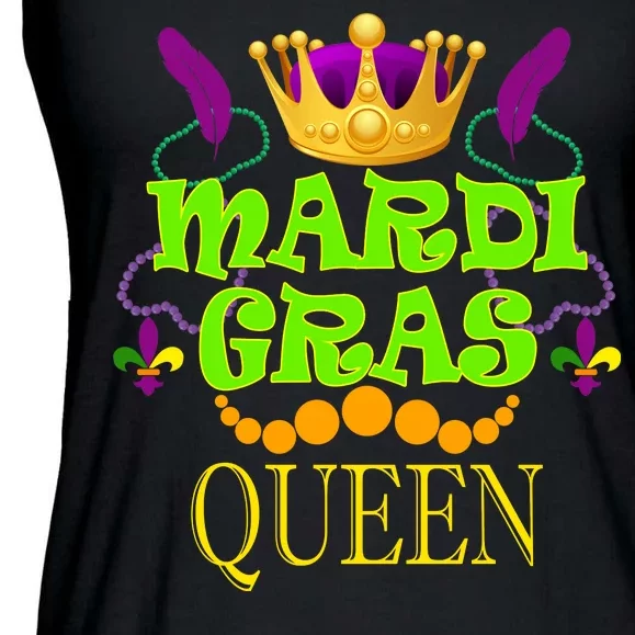 Mardi Gras Queen Ladies Essential Flowy Tank