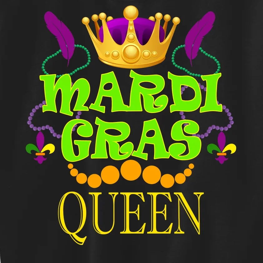 Mardi Gras Queen Kids Sweatshirt