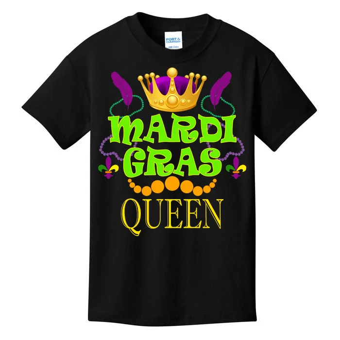 Mardi Gras Queen Kids T-Shirt