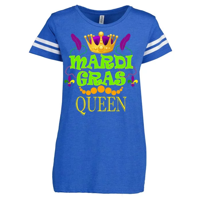 Mardi Gras Queen Enza Ladies Jersey Football T-Shirt