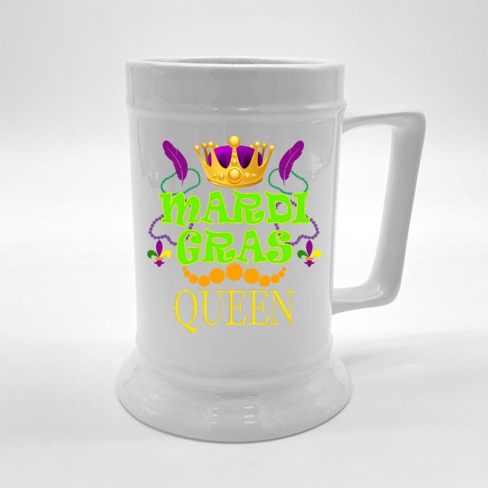 Mardi Gras Queen Front & Back Beer Stein