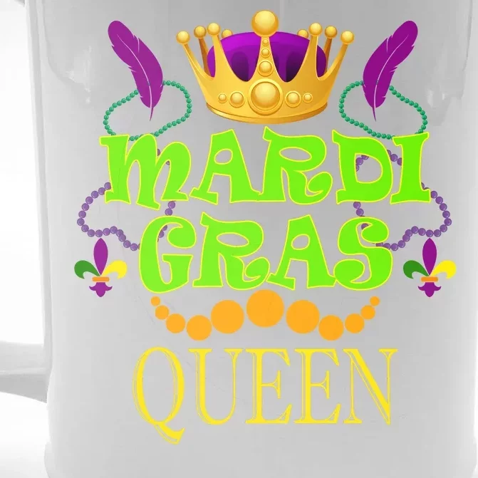 Mardi Gras Queen Front & Back Beer Stein