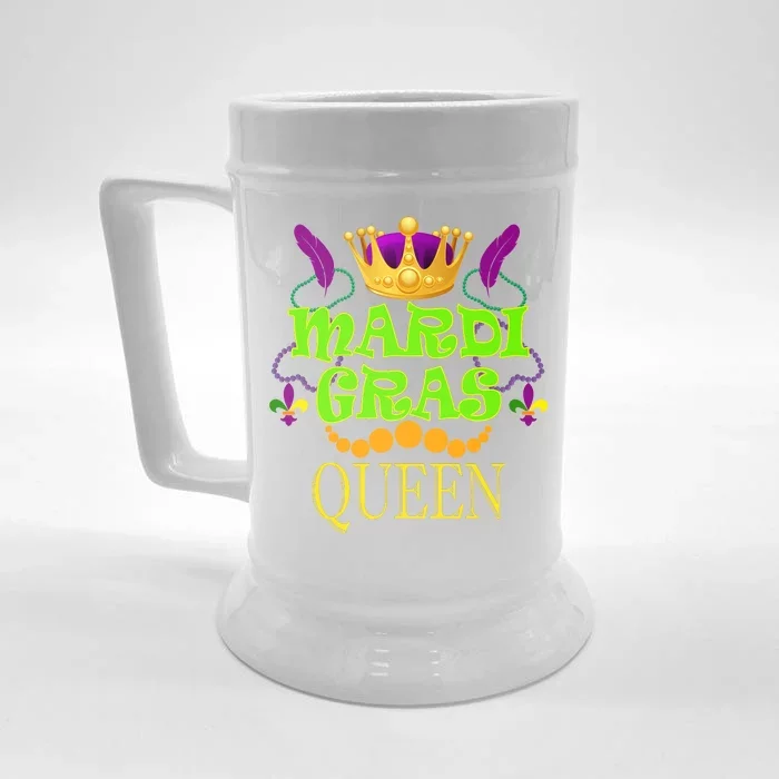 Mardi Gras Queen Front & Back Beer Stein