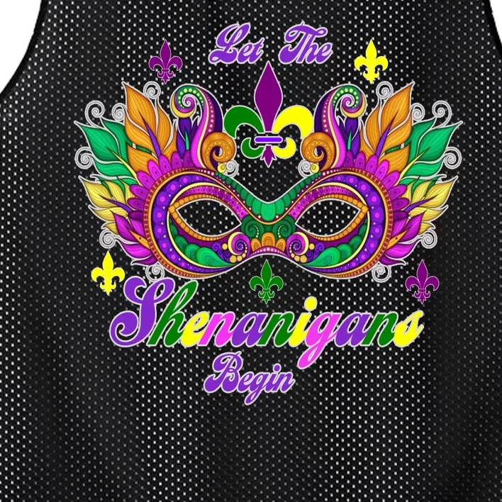 Mardi Gras Shenanigans Mesh Reversible Basketball Jersey Tank