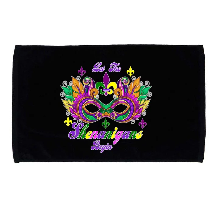 Mardi Gras Shenanigans Microfiber Hand Towel