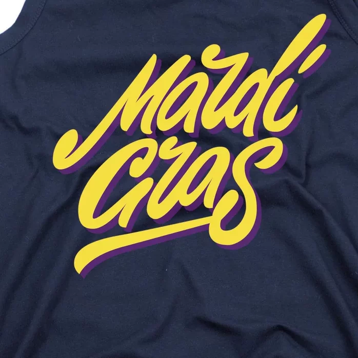 Mardi Gras Simple Style Tank Top