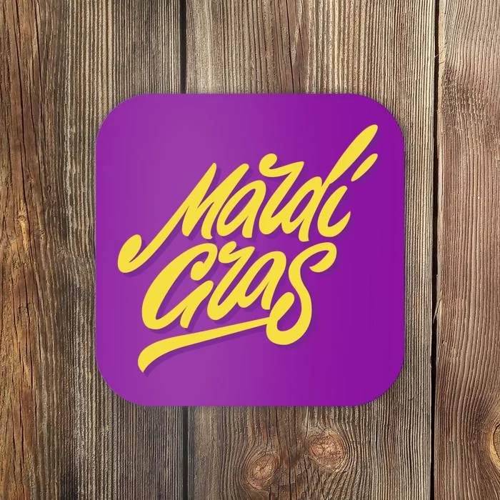 Mardi Gras Simple Style Coaster