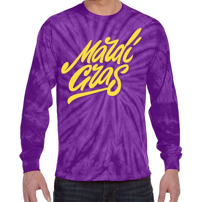 Mardi Gras Simple Style Tie-Dye Long Sleeve Shirt