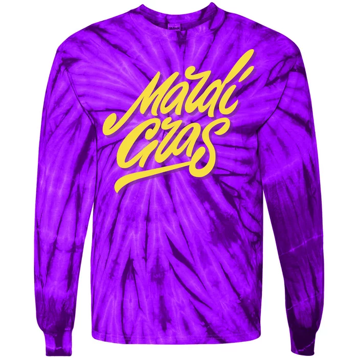 Mardi Gras Simple Style Tie-Dye Long Sleeve Shirt