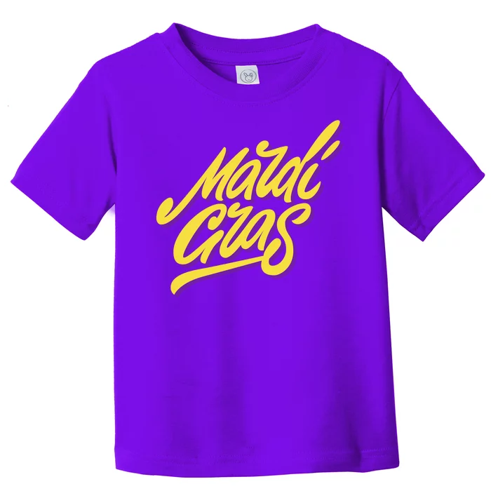 Mardi Gras Simple Style Toddler T-Shirt