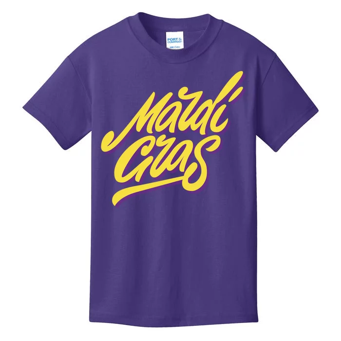 Mardi Gras Simple Style Kids T-Shirt