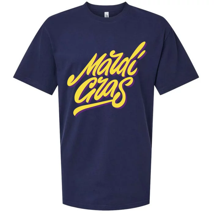 Mardi Gras Simple Style Sueded Cloud Jersey T-Shirt