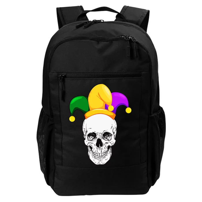 Mardi Gras Skull Parade Jester Daily Commute Backpack