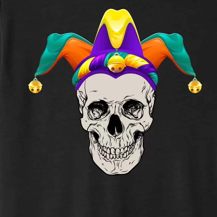 Mardi Gras Skull Party Hard ChromaSoft Performance T-Shirt