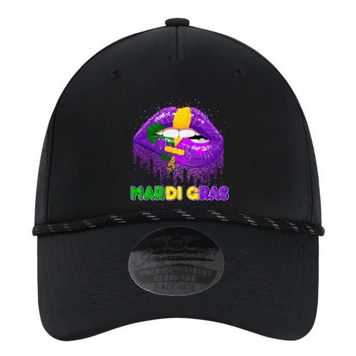 Mardi Gras Sparkle Lips Performance The Dyno Cap