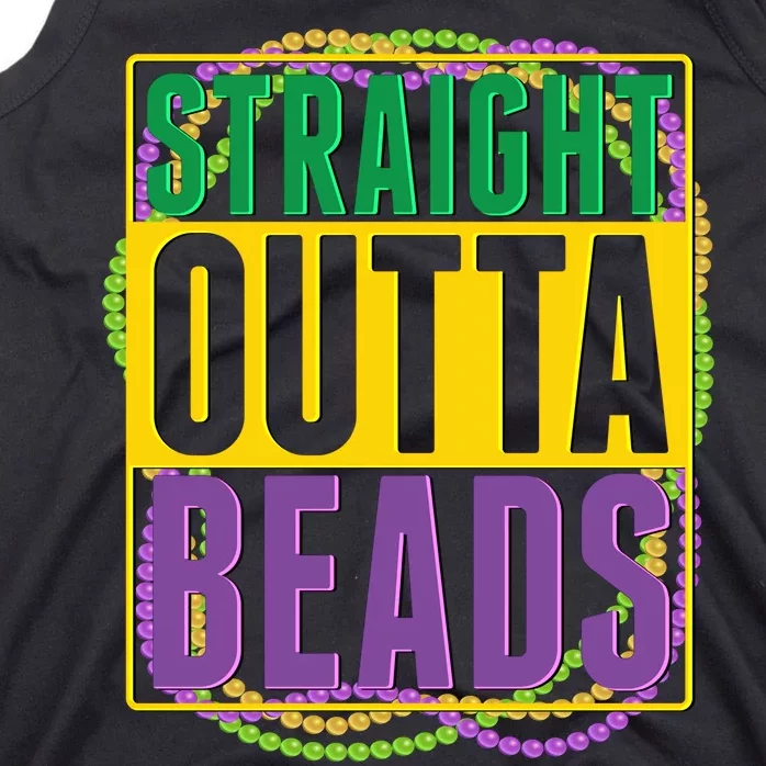 Mardi Gras Straight Outta Beads Tank Top