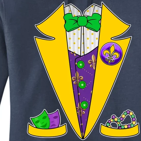 Mardi Gras Tuxedo Women's Pullover Hoodie