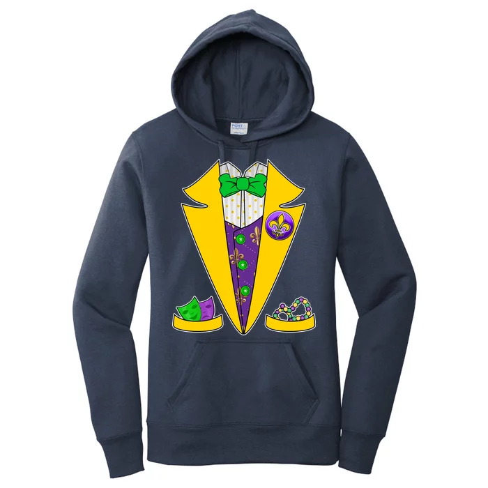 Mardi Gras Tuxedo Women's Pullover Hoodie