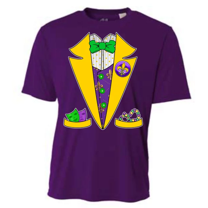 Mardi Gras Tuxedo Cooling Performance Crew T-Shirt