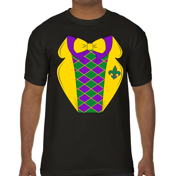 Mardi Gras Tuxedo Party Tux Comfort Colors T-Shirt