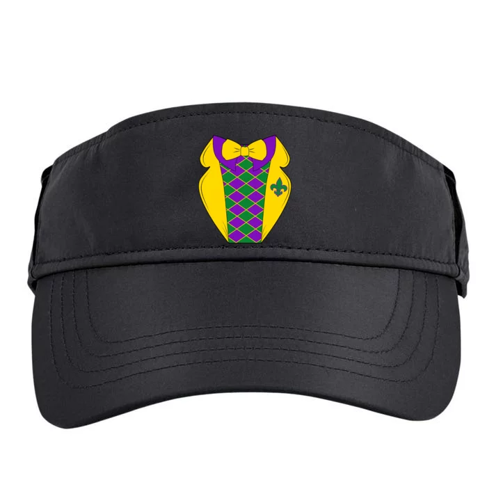 Mardi Gras Tuxedo Party Tux Adult Drive Performance Visor