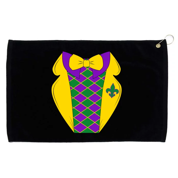 Mardi Gras Tuxedo Party Tux Grommeted Golf Towel