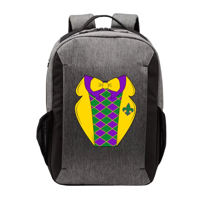 Mardi Gras Tuxedo Party Tux Vector Backpack